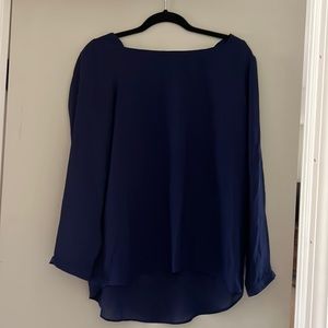 Silky blue blouse Zara like new